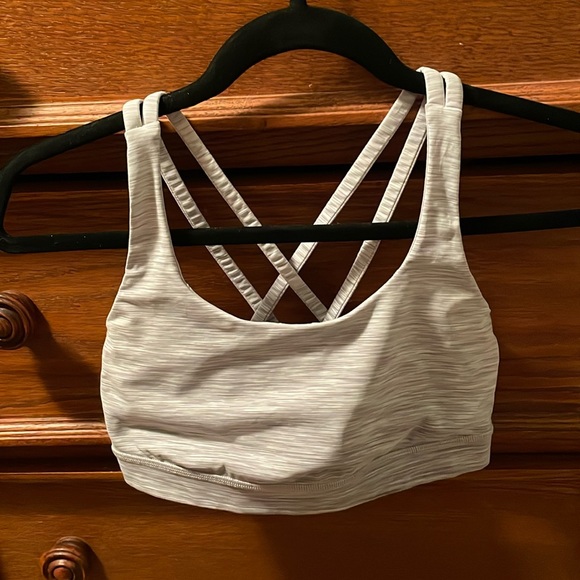 Grey Lululemon Sports Bra - Picture 1 of 3